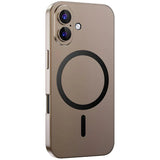Metal Frame Magnetic Phone Case For iPhone