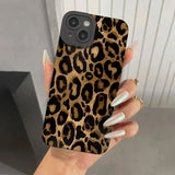 Leopard Print Pattern Phone Case For iPhone