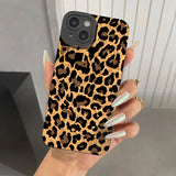 Leopard Print Pattern Phone Case For iPhone