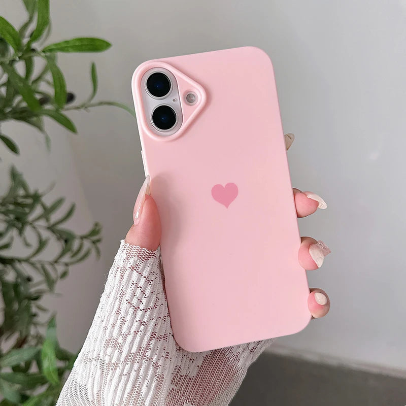 Love Candy Color Silicone Soft Case For iPhone