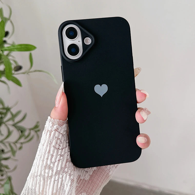 Love Candy Color Silicone Soft Case For iPhone