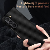 Luxury Carbon Fiber Case For Samsung Z Fold 3/4/5/6