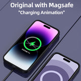 Custodia opaca magnetica in fibra di carbonio per iPhone 
