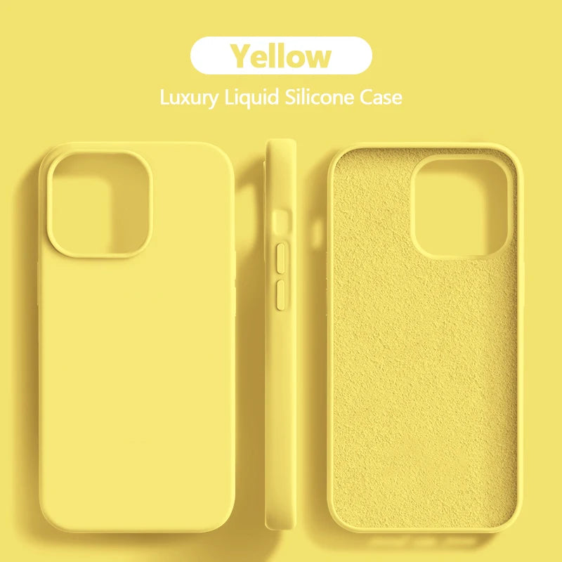 Luxury Liquid Silicone Case For iPhone