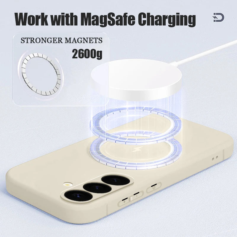 Magnetic Soft TPU Phone Case For Samsung