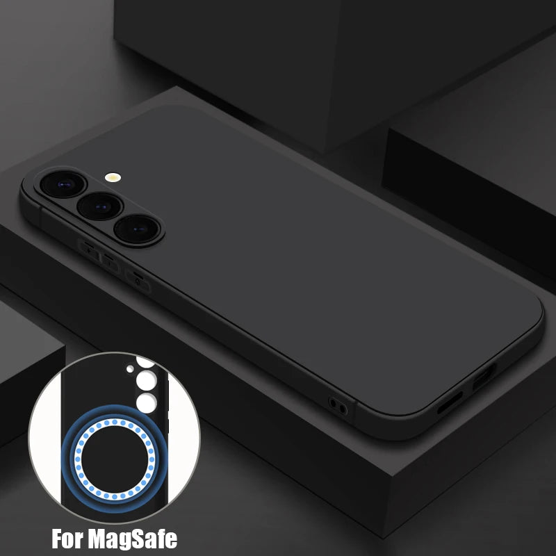 Magnetic Soft TPU Phone Case For Samsung