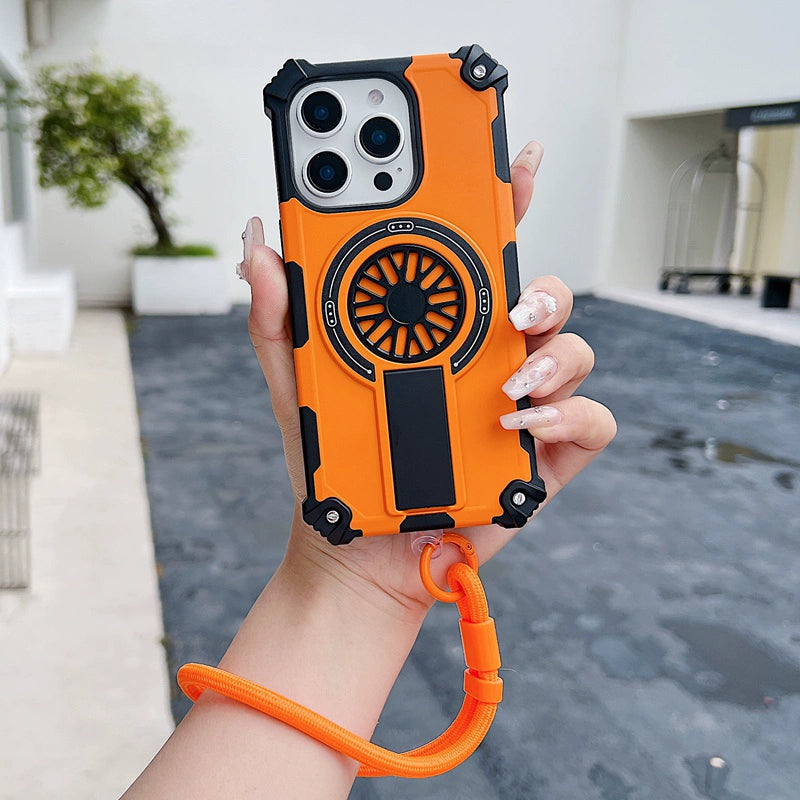 Four Corners Thick Magnetic Phone Case For iPhone
