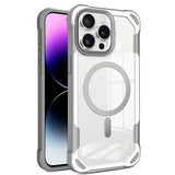 Colorblock Transparent Phone Case For iPhone