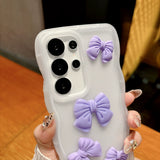Bowknot with Lanyard Phone Case For Samsung