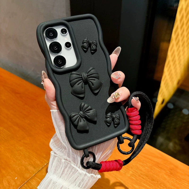 Bowknot with Lanyard Phone Case For Samsung