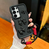 Bowknot with Lanyard Phone Case For Samsung