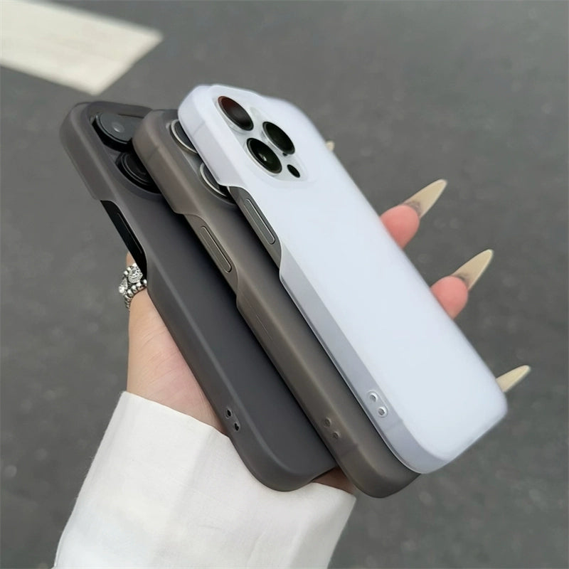 [Half-frame] Ultra-thin Bare Metal Cooling Phone Case For iPhone