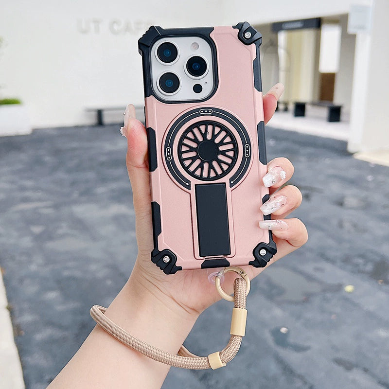 Four Corners Thick Magnetic Phone Case For iPhone