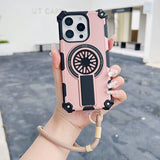 Four Corners Thick Magnetic Phone Case For iPhone