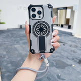 Four Corners Thick Magnetic Phone Case For iPhone