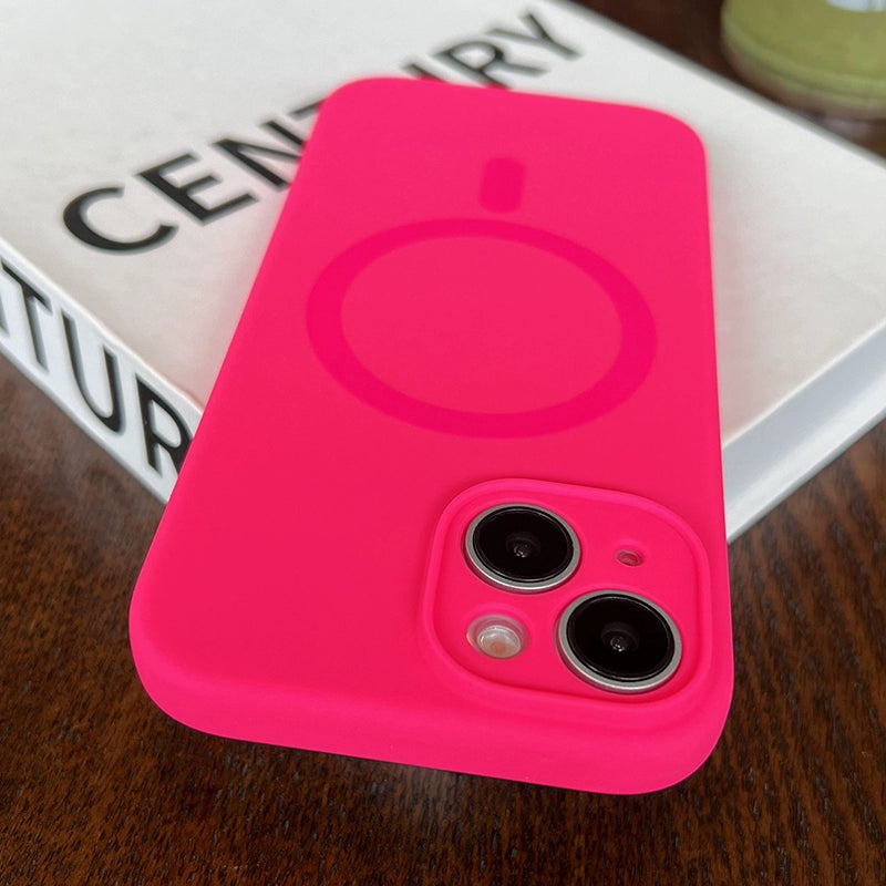 Liquid Silicone Magnetic Drop-Proof Phone Case For iPhone