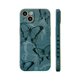 Butterfly Flower Phone Case For iPhone