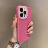 Summer Jelly Color Liquid Silicone Phone Case For iPhone