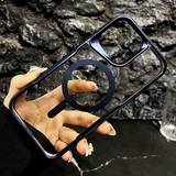 Magnetic Transparent Anti -fall Mobile Phone Case For iPhone