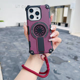 Four Corners Thick Magnetic Phone Case For iPhone