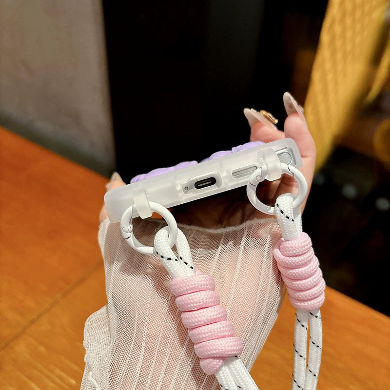 Bowknot with Lanyard Phone Case For Samsung