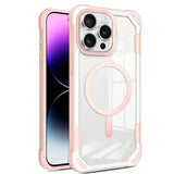 Colorblock Transparent Phone Case For iPhone