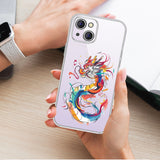 Custodia Dragon Cartoon per iPhone