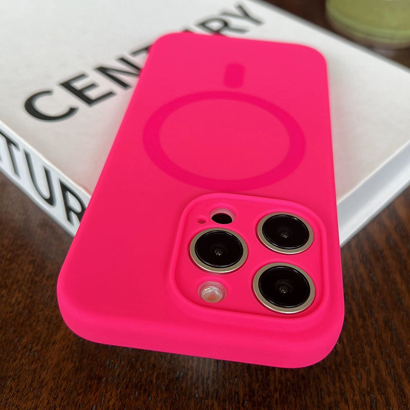 Liquid Silicone Magnetic Drop-Proof Phone Case For iPhone