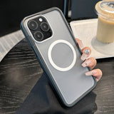 Hollow Frame Detachable Magnetic Mobile Phone Case For iPhone