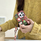 Funny and Cute 3D Christmas Tree Snowman Phone Case For iPhone