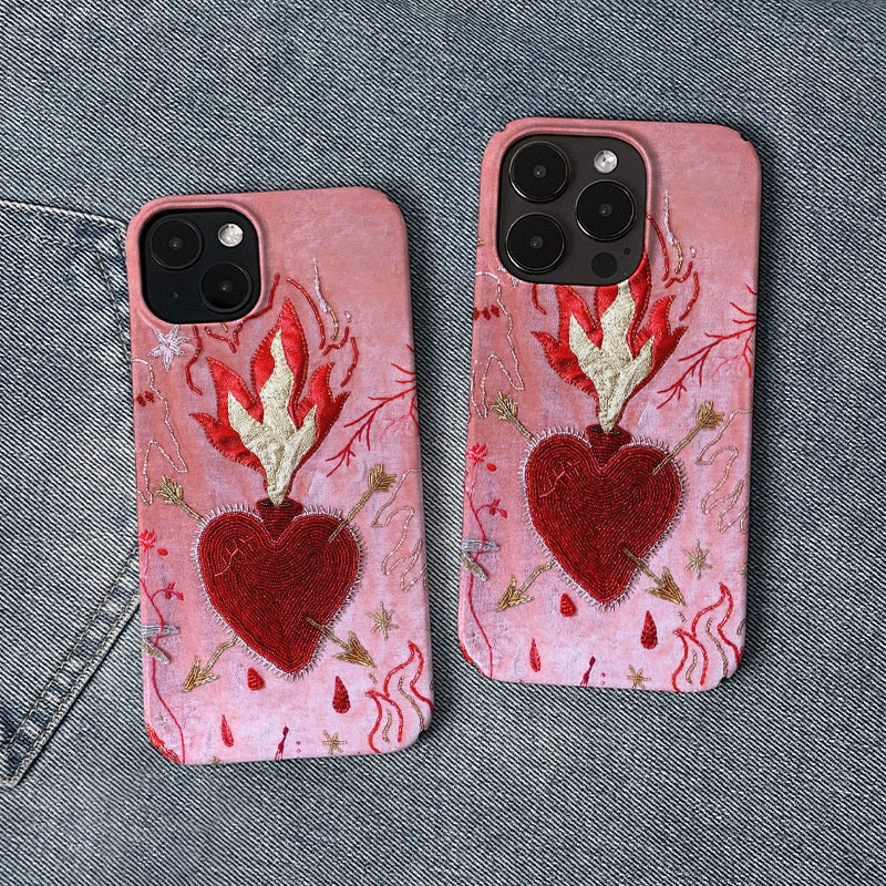 Heart Magnetic Phone Case For iPhone