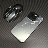 White Lightning Simple Phone Case For iPhone