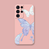 Butterfly Shockproof Silicone Phone Case For Samsung