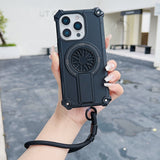 Four Corners Thick Magnetic Phone Case For iPhone
