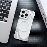 Magnetic Transparent Borderless Phone Case For iPhone