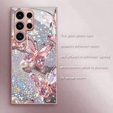 Pearl Butterfly Phone Case For Samsung