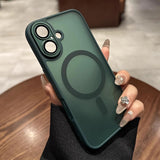 Matte Skin Feeling Magnetic Phone Case For iPhone