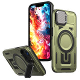 Lens Cover Bracket Anti-fall Magnetic Mobile Phone Case For iPhone