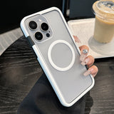 Hollow Frame Detachable Magnetic Mobile Phone Case For iPhone