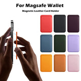Magnetic Leather Wallet For iPhone