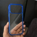 Transparent Rounded Frame Phone Case For iPhone
