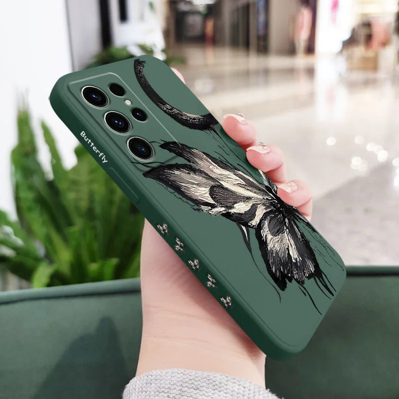 Painting Butterfly Phone Case For Samsung