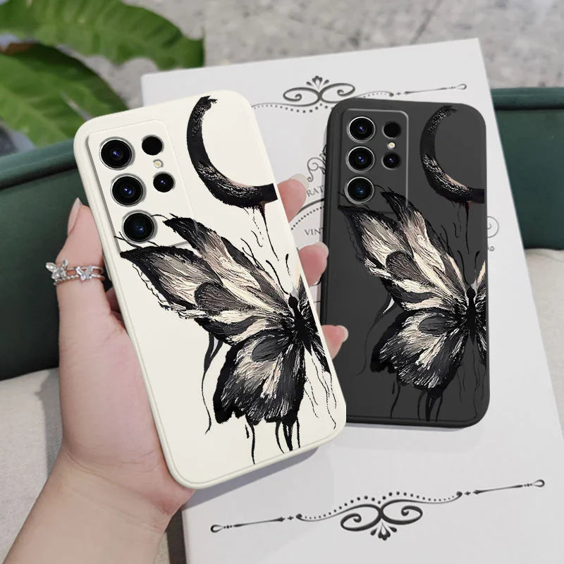 Painting Butterfly Phone Case For Samsung