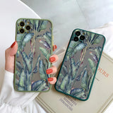 Palm tree Leaves Plant Flower Phone Case For iPhone