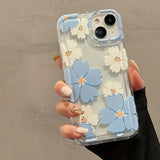 BLUE FLOWERS Phone Case For iPhone