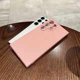 PU Camera Protection Phone Case For Samsung