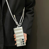 Crossbody Soft Down Jacket Phone Case For Samsung