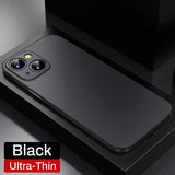 Ultra Thin Matte Translucent Case For iPhone