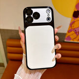 TPU PC Soft Leather Clear Plating Armor Case For iPhone