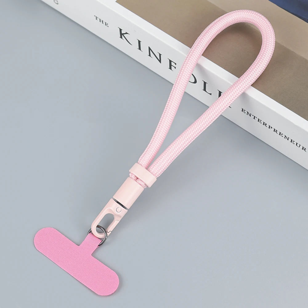 Adjustable Universal Braided Short Phone Lanyard Wrist Strap